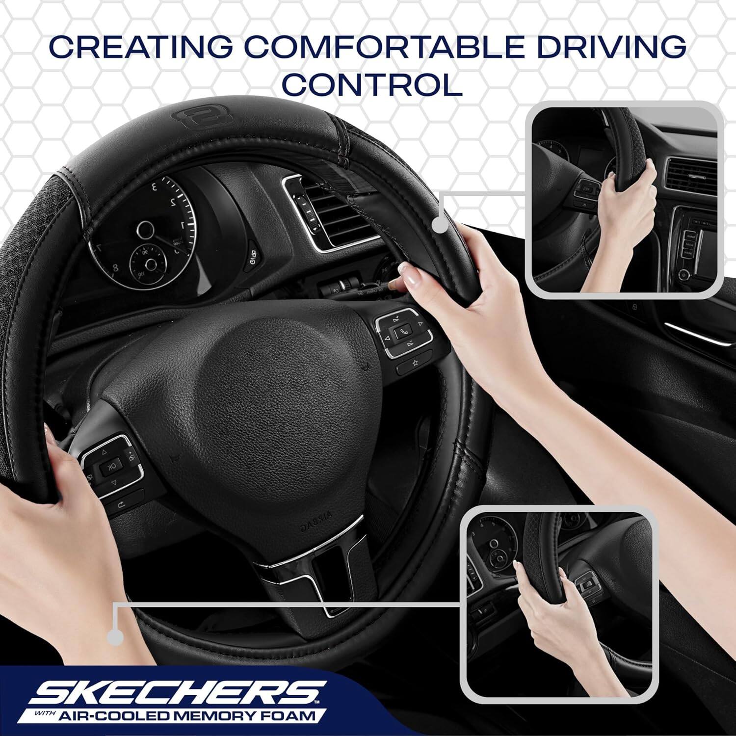 CREATING COMFORTABLE DRIVING CONTROL

SKECHERS WITH AIR-COOLED MEMORY FOAM
