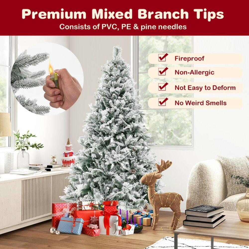 Premium Mixed Branch Tips  
Consists of PVC, PE & pine needles  

- Fireproof  
- Non-Allergic  
- Not Easy to Deform  
- No Weird Smells