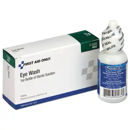 Eye Wash Colirio 7-008 WS ONLY. FIRST AID Calirto Eye Wash Eye Wash Solution of Sterile 1oz Bottle de 1oz Colirio solucin estril Botella de 2308.1-2015 ANSVISEA FAL TA RENT SEAL SC 800-L 35W MOLABILIT TAMP 7-008 NT SEAL SCEA MISC LABILIT Physicians CARE Gs Purified Water, 98.3% Ophthalmic Solution Eyewash NDC 0924-0160-01 Single Use Sterile Solution Made in Canada Acme United Corporation OADY N Round - E Tor Free Road Fairfiehd (500)243-5050 Fax: CNP Email: nfe@pac-kut f - Reorder No. K708 BRAG ? 38743 00060