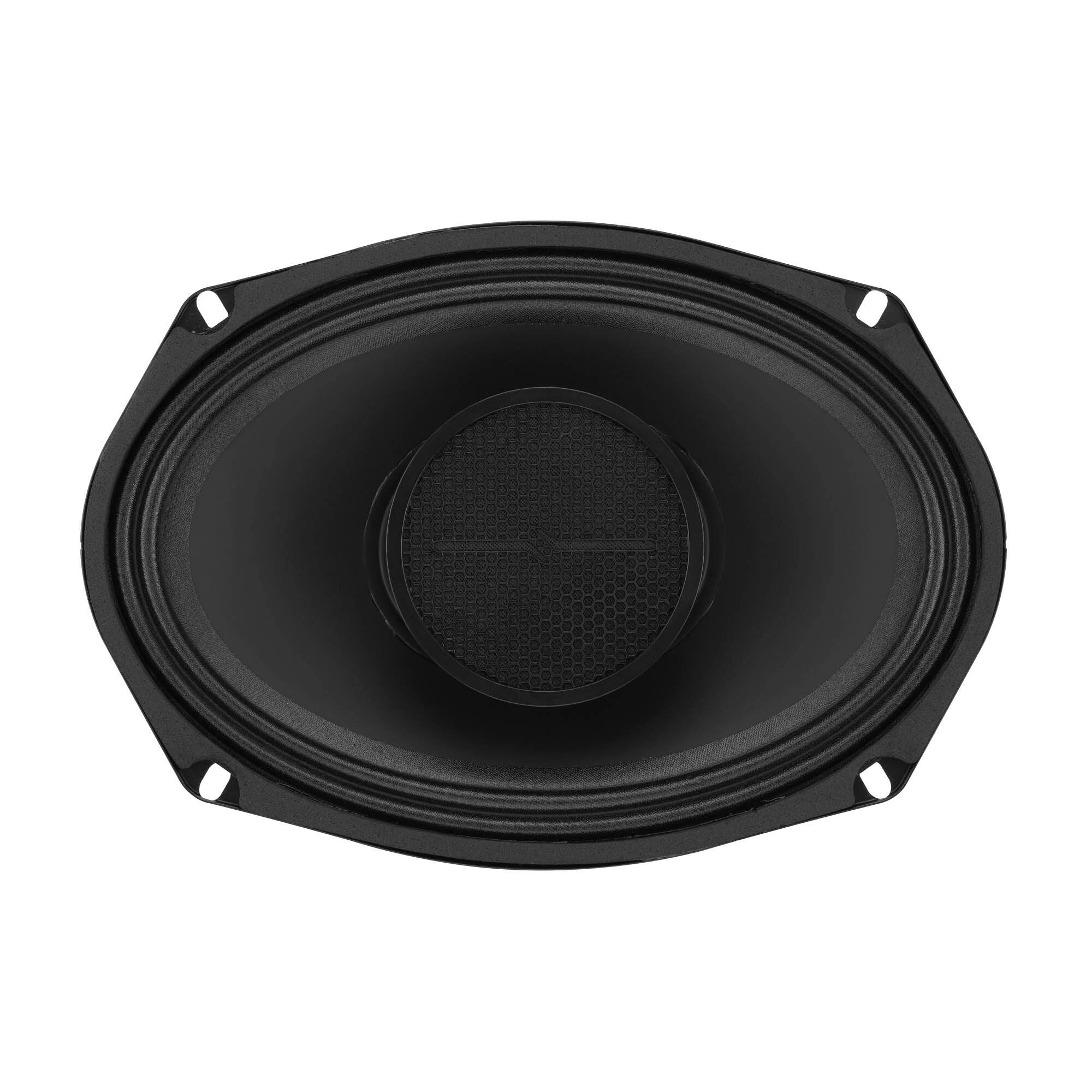 Alt View 3. DS18 Audio - PRO 6x9" 2-way Coaxial Speaker with Built-in Driver, 175W RMS 8-Ohm.