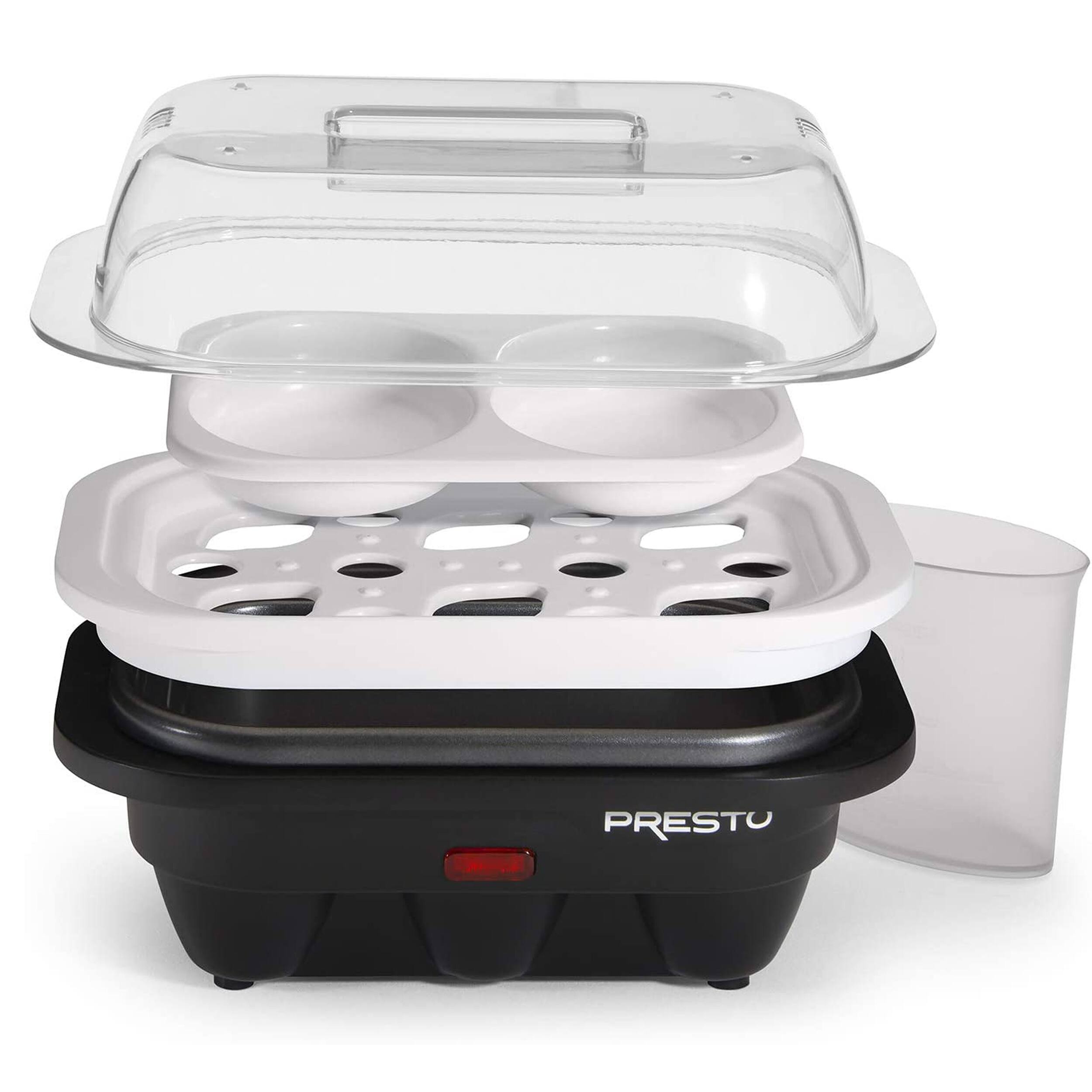 Alt View 1. Presto - Presto Electric 6 Egg Cooker in Black - Black.