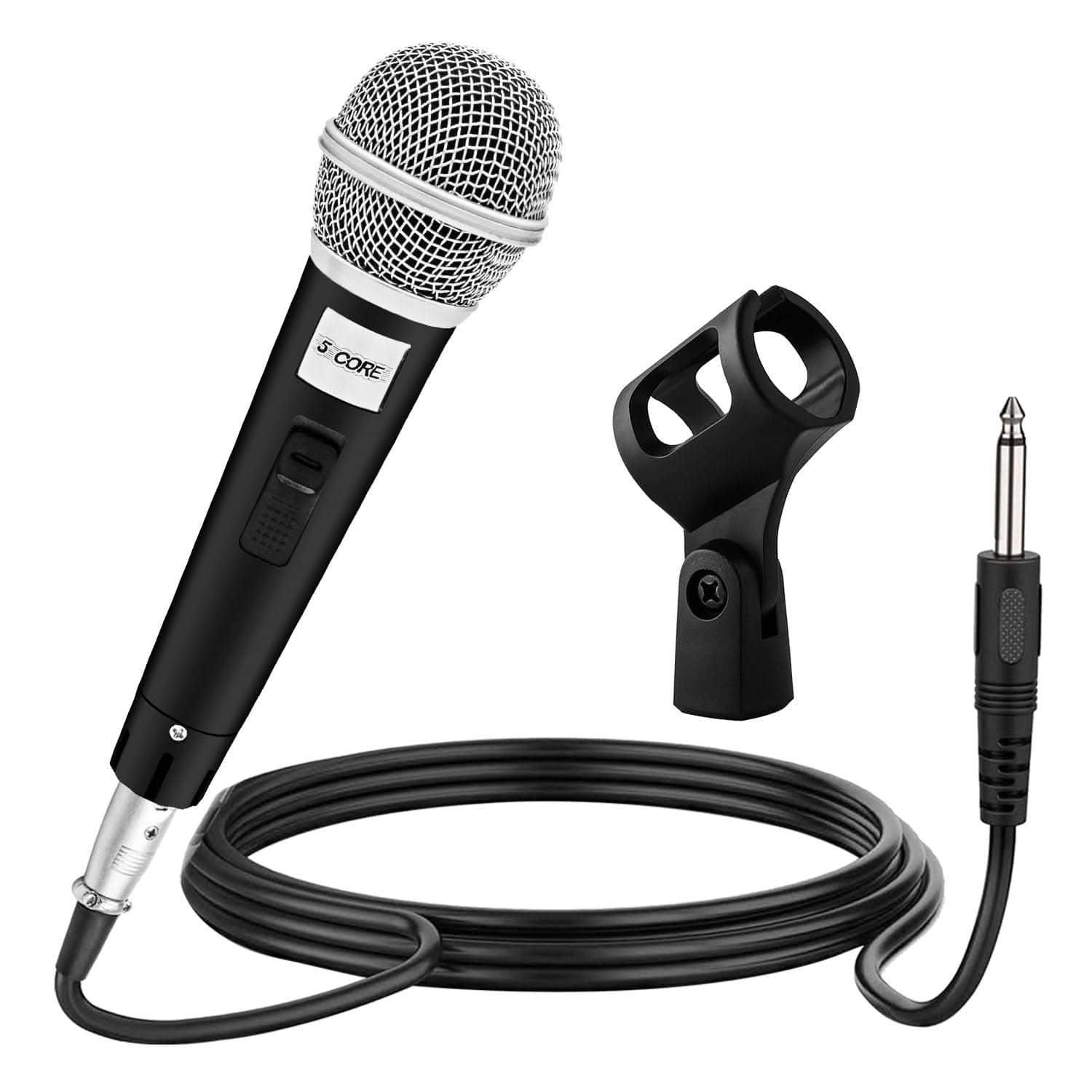 5 CORE - XLR Microphone Dynamic Mic Karaoke Singing Studio Mics Handheld  -PM 18
