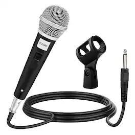 5 CORE - XLR Microphone Dynamic Mic Karaoke Singing Studio Mics Handheld -PM 18