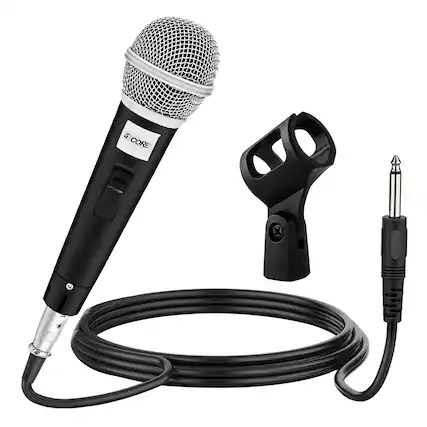 Front. 5 CORE - XLR Microphone Dynamic Mic Karaoke Singing Studio Mics Handheld -PM 18.