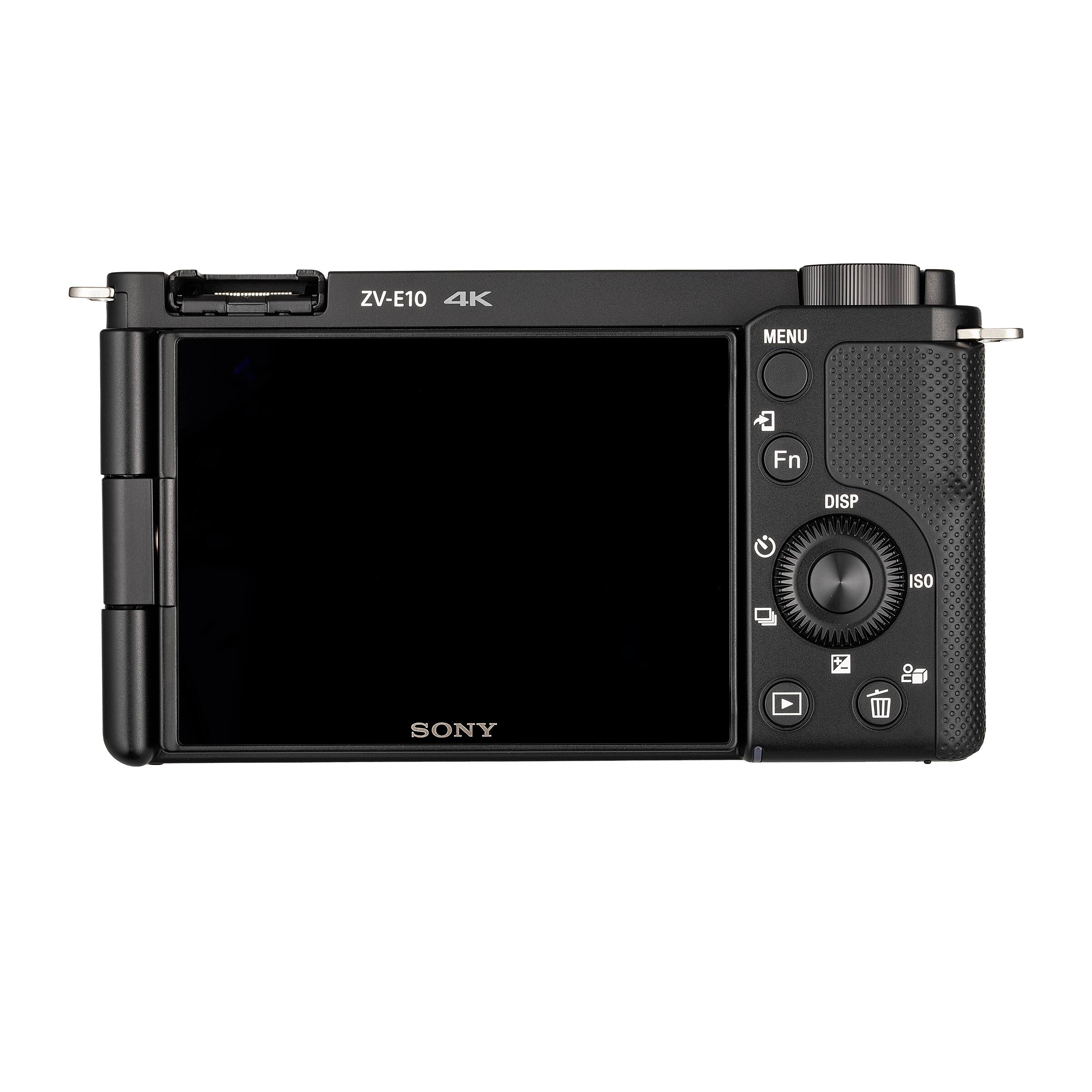 ZV-E10 4K MENU Fn DISP ISO + SONY