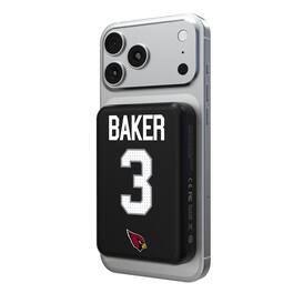 Keyscaper - Budda Baker Arizona Cardinals 5000mAh Wireless Magnetic Power Bank - Black