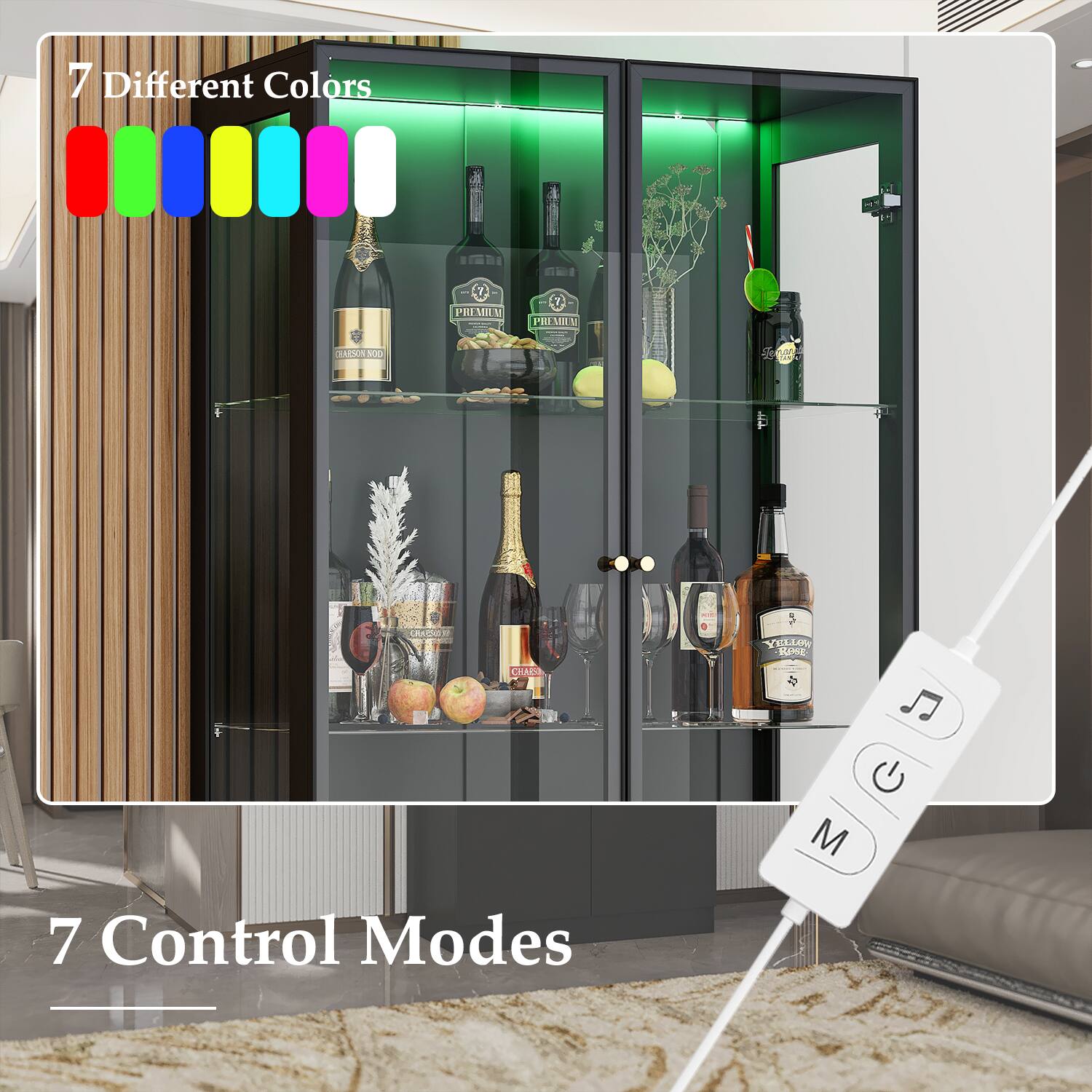 7 Different Colors

7 Control Modes