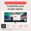 OnScreen Control with Screen Split Customize your screen space.

* Simulated image.
* OnScreen Control software installation required.
* Visit Support on LG.com to download.