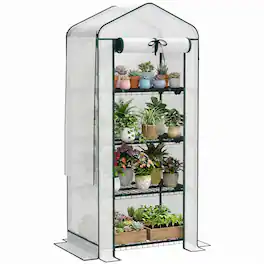 Outsunny - Greenhouse with Screen Roof