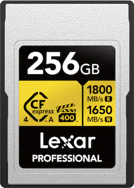 Lexar - Professional GOLD CFexpress 4.0 Type A 256 GB