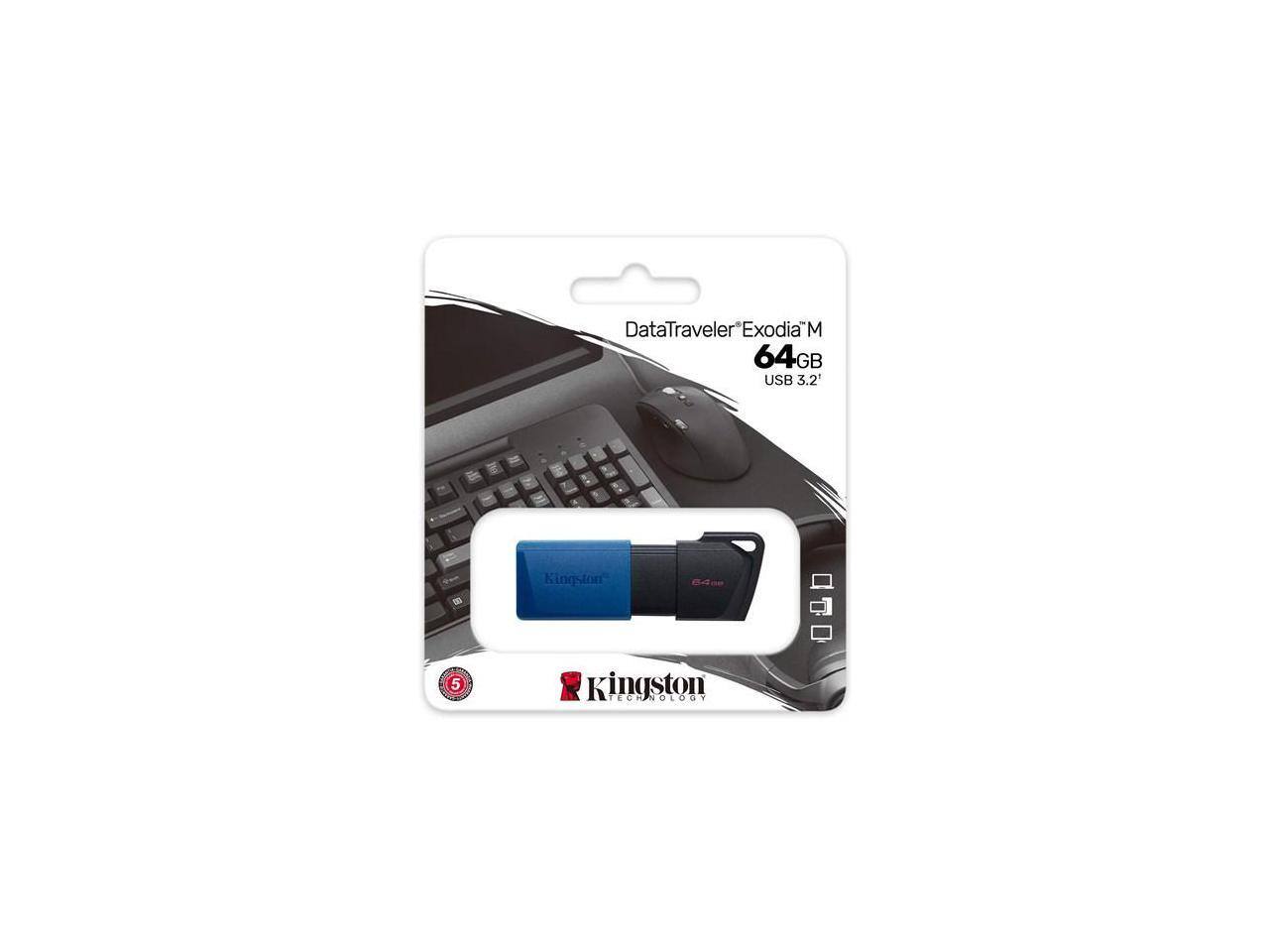 DataTraveler Exodia M 64GB USB 3.2' Kingston 64GB USB 3.2