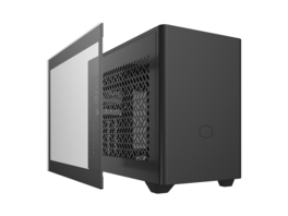 Cooler Master - MasterBox NR200P V2 - Black - Steel, Tempered Glass, Galvanized Cold Rolled Steel (SGCC), Mesh, ABS - Black
