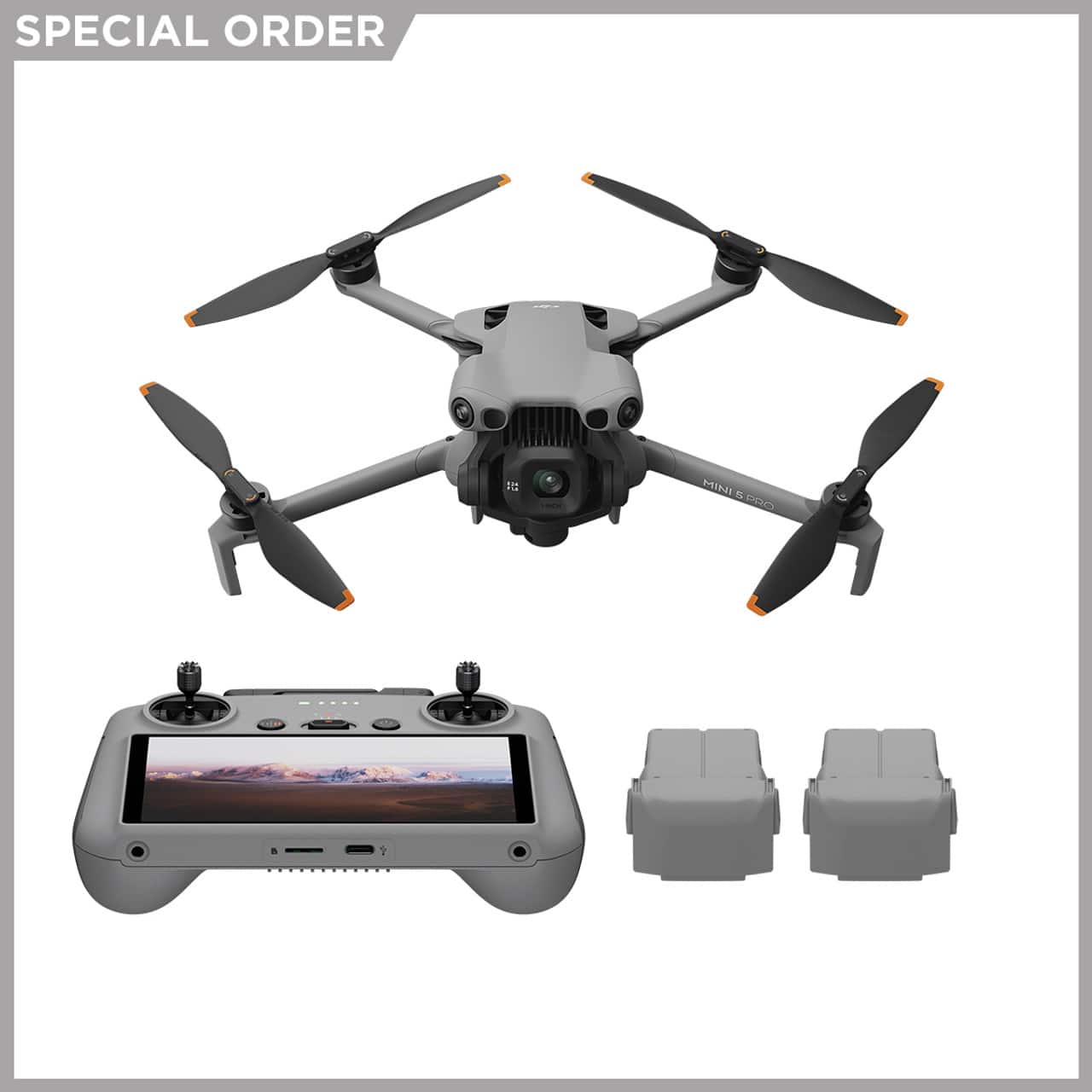 DJI - Mini 5 Pro Fly More Combo Plus (DJI RC 2) – Gray