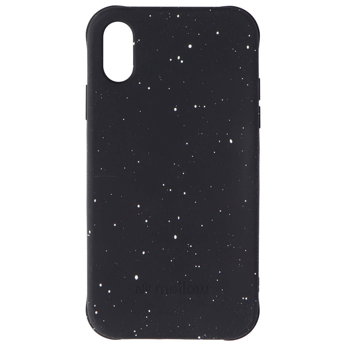 Back. Mellow - Bio Series Plant-Based Case for Apple iPhone XR - Starry Night - Black.