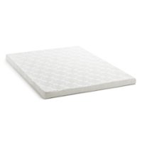 Lucid Comfort Collection - 3" Twin XL Gel Memory Foam Topper with Cover - White - Front_Zoom