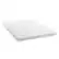 Front. Lucid Comfort Collection - 3" Twin Gel Memory Foam Topper with Cover - White.