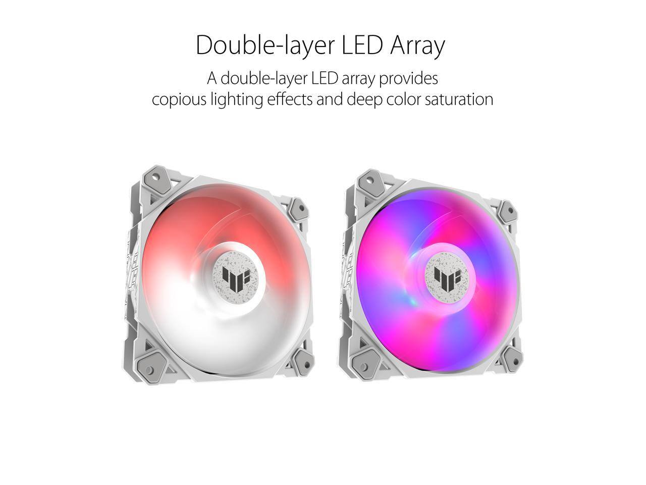 Double-layer LED Array  
A double-layer LED array provides copious lighting effects and deep color saturation