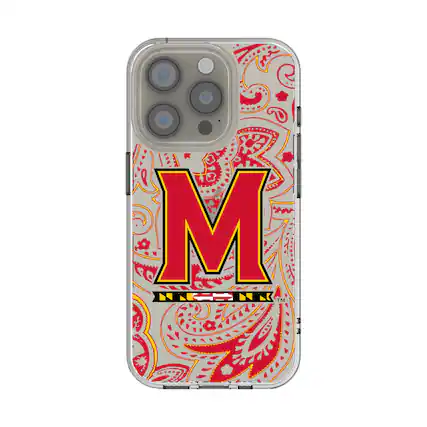Front. Keyscaper - Maryland Terrapins iPhone Clear Case - 13 mini - Multicolor.
