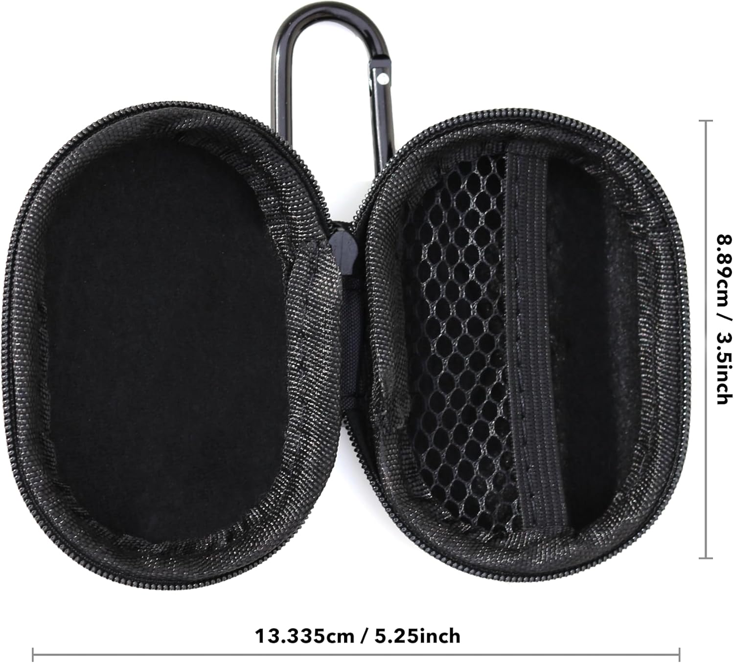 8.89cm / 3.5inch  
13.335cm / 5.25inch