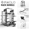 MIKOLLO RACK BUNDLE
Smith machine 1200 LBS WEIGHT CAPACITY
FID Weight Bench 1500 LBS
7FT Premium Barbell
cable accessories