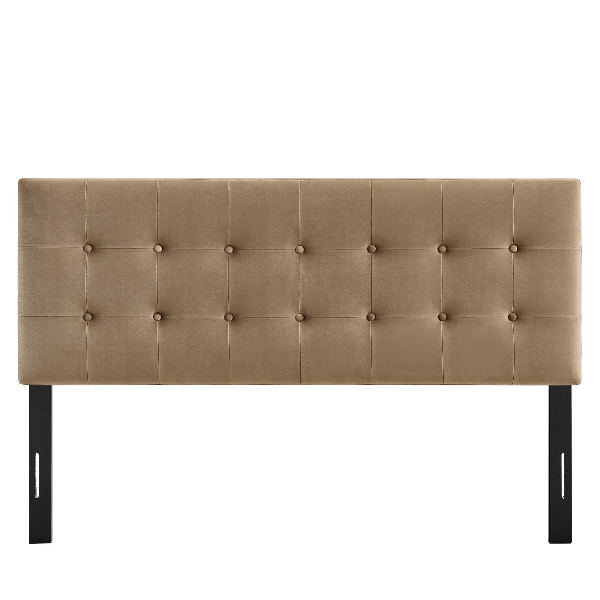 Alt View 3. Modway - Emily Stain-Resistant Performance Velvet King Size Headboard - Taupe.