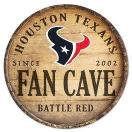 WinCraft - 14" Fan Cave Circular Wood Sign - Multicolor