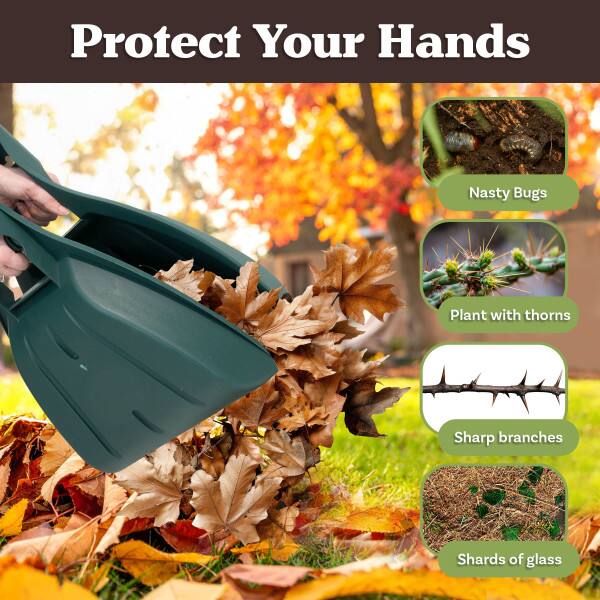 Protect Your Hands

- Nasty Bugs
- Plant with thorns
- Sharp branches
- Shards of glass