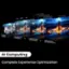 The text on the image is grouped and corrected as follows:

1. Noise Sharpness Detail Nonse Reduction Optimum Sharpness Enhancement Optimum Detail improvement Optimum Brightness Enhancement Content Analysis Content Quality Recognition Image Processing for Optimization Optimized Picture by Al Designed Engine AI Computing Complete Experience Optimization
