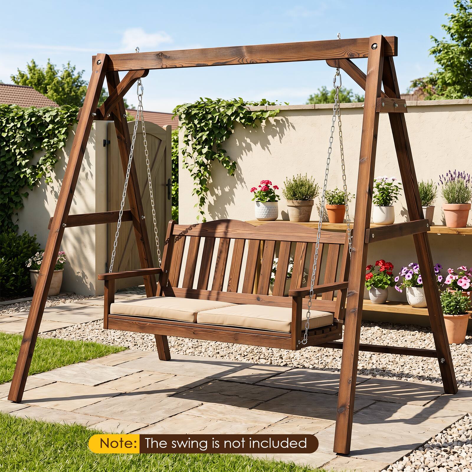 Note: The swing is not included