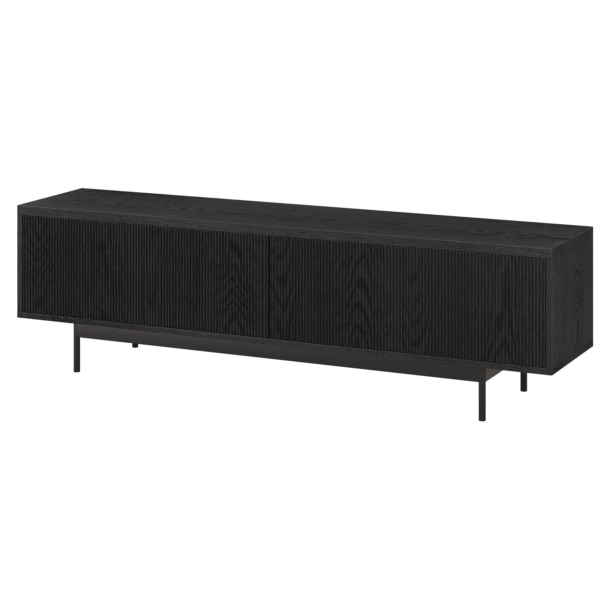 Alt View 14. Camden&Wells - Whitman TV Stand Fits Most TVs up to 75 inches - Black Grain.