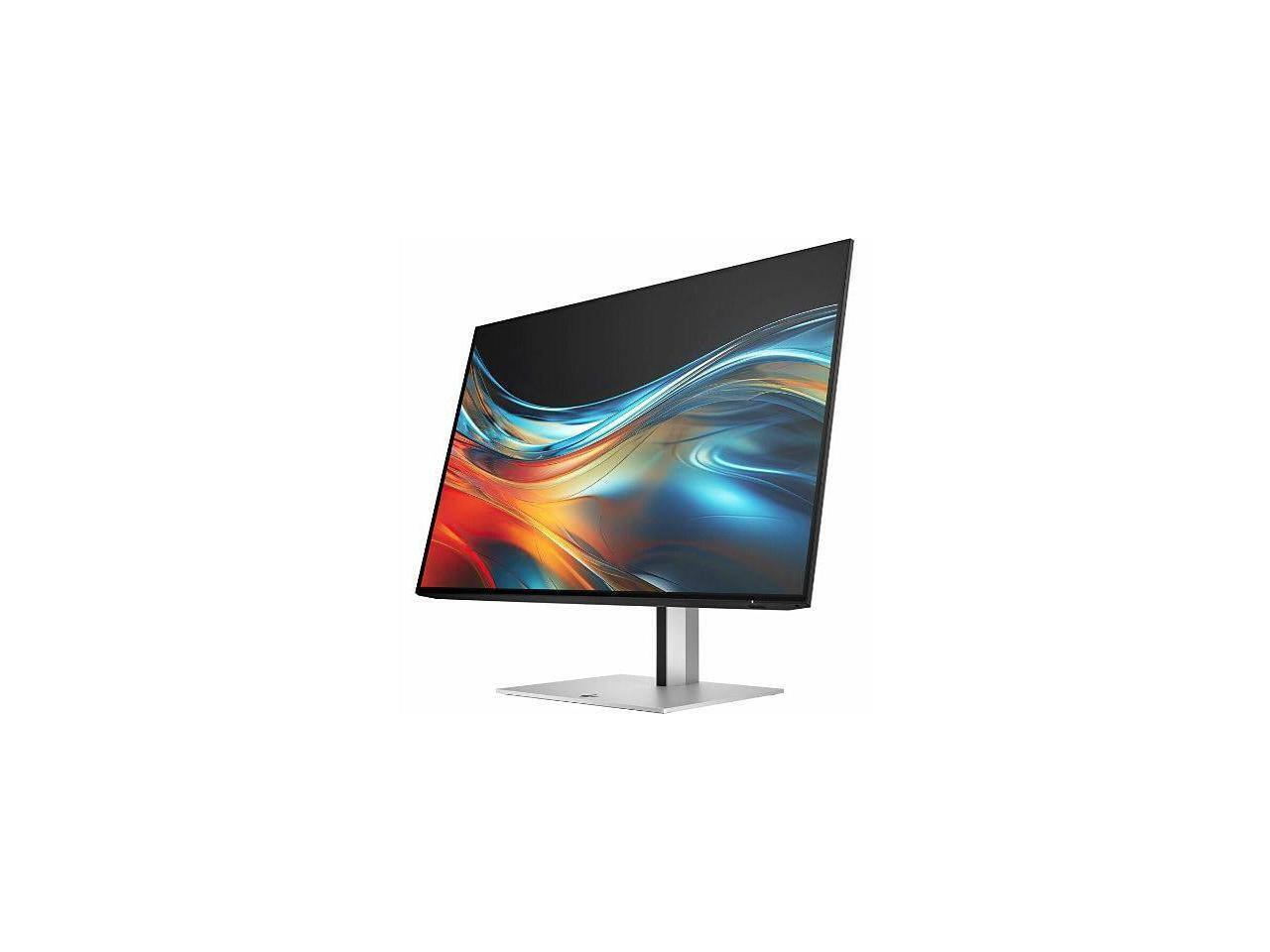 Alt View 6. HP - HP Series 7 Pro 24 Inch WUXGA Computer Monitor 724pn 100Hz IPS Tilt Swivel Pivot Adjust - Black.