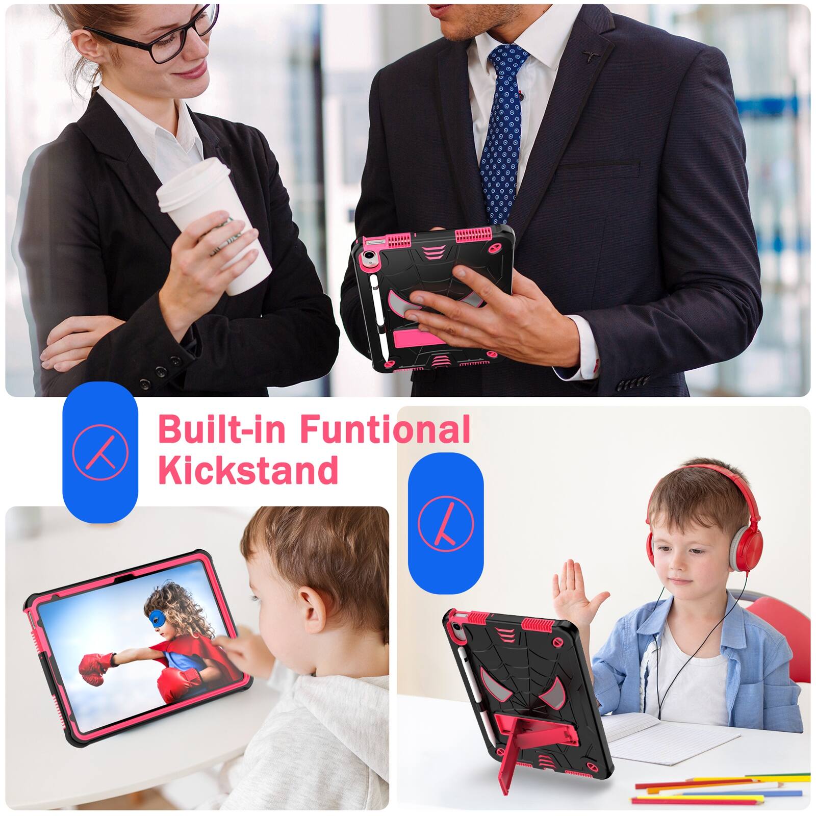 Built-in Functional Kickstand
