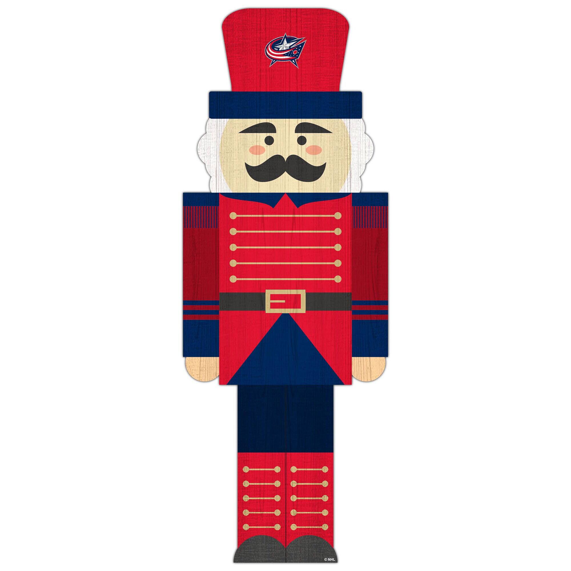 Columbus Blue Jackets 31'' Nutcracker Leaner