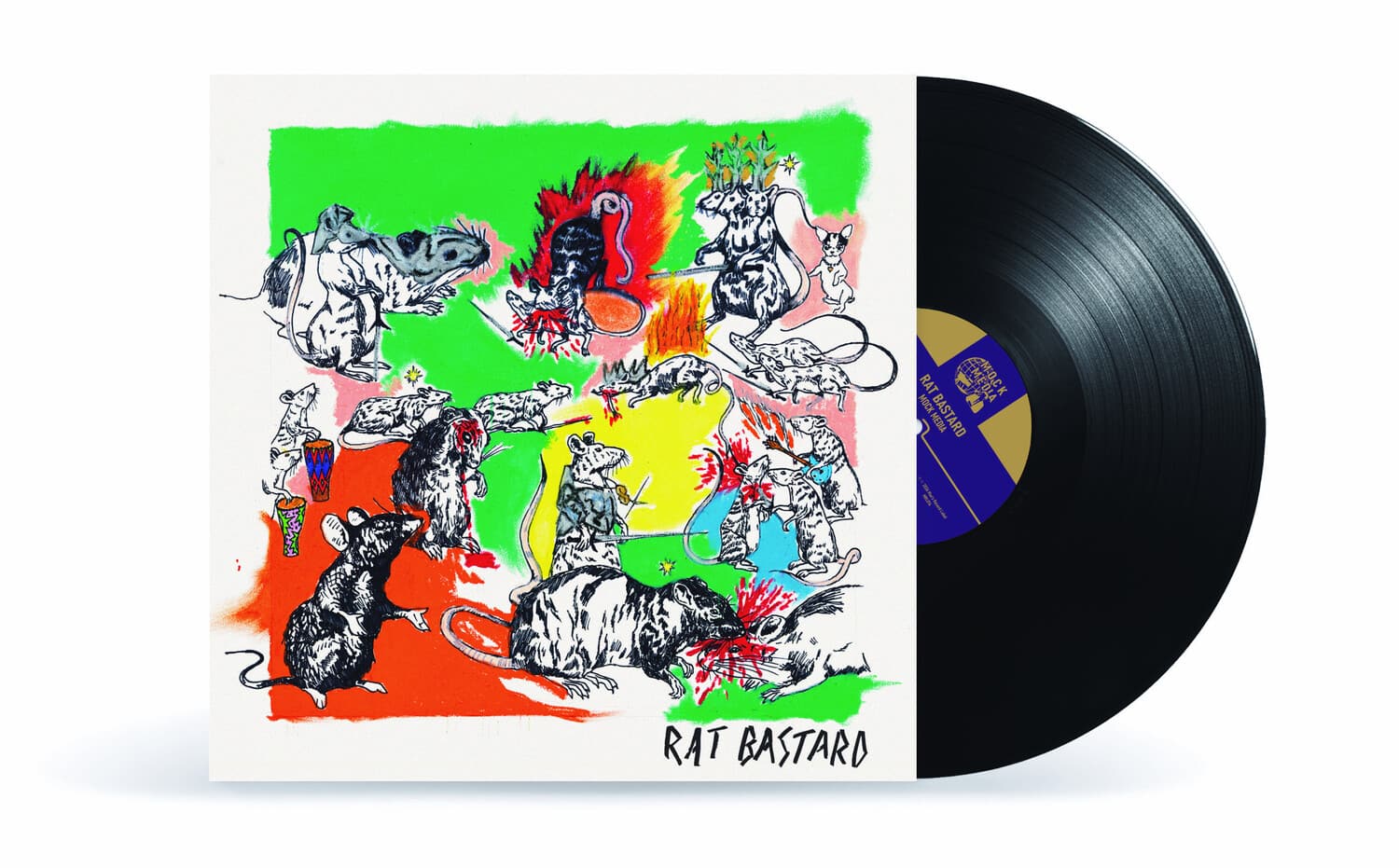Mock Media - Rat Bastard   - VINYL LP price history on PriceWatchPro