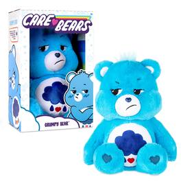 Care Bears - Grumpy Bear Medium Plush - 14 Inch Classic Stuffed Animal - Blue