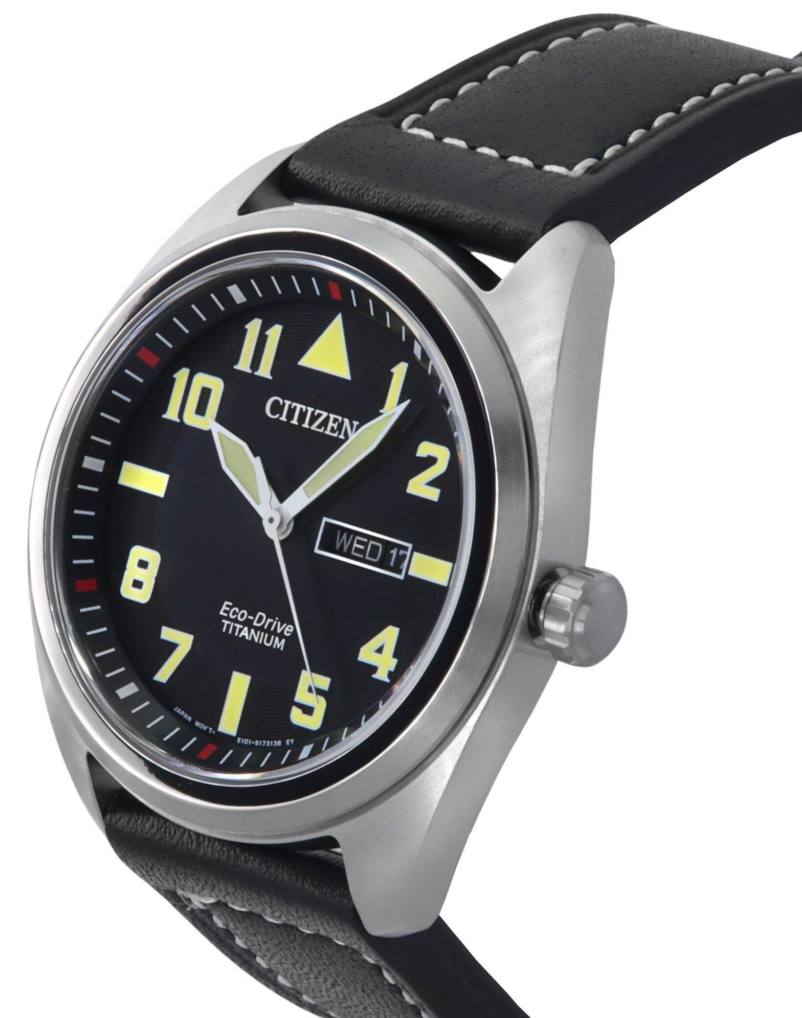 11 10 CITIZEN 1 - 2 WED 17 8 TITANIUM Eco-Drive 7 4 JAPAN MOVT- I 5 8101-8173138 ET