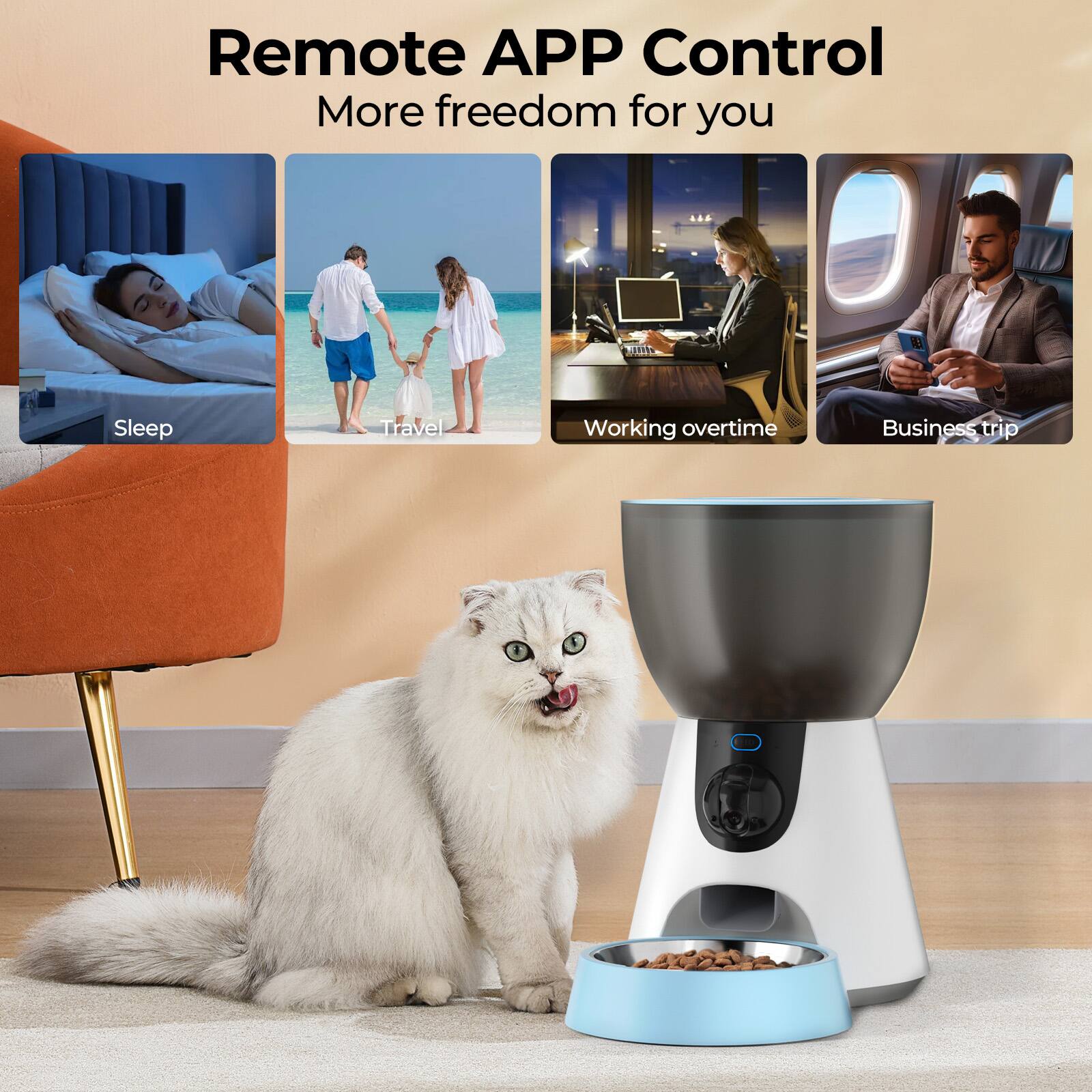 Remote APP Control More freedom for you

Sleep
Travel
Working overtime
Business trip