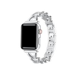 Posh Tech - Caroline Metal Band for Apple Watch - Silver