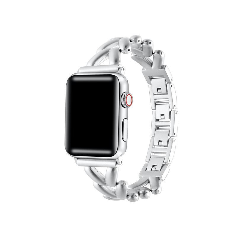 Posh Tech - Caroline Metal Band for Apple Watch - Silver