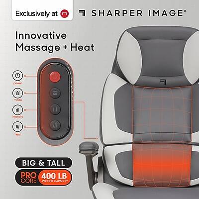 Exclusively at SHARPER IMAGE

Innovative Massage + Heat

BIG & TALL PRO 400 LB CORE WEIGHT CAPACITY
