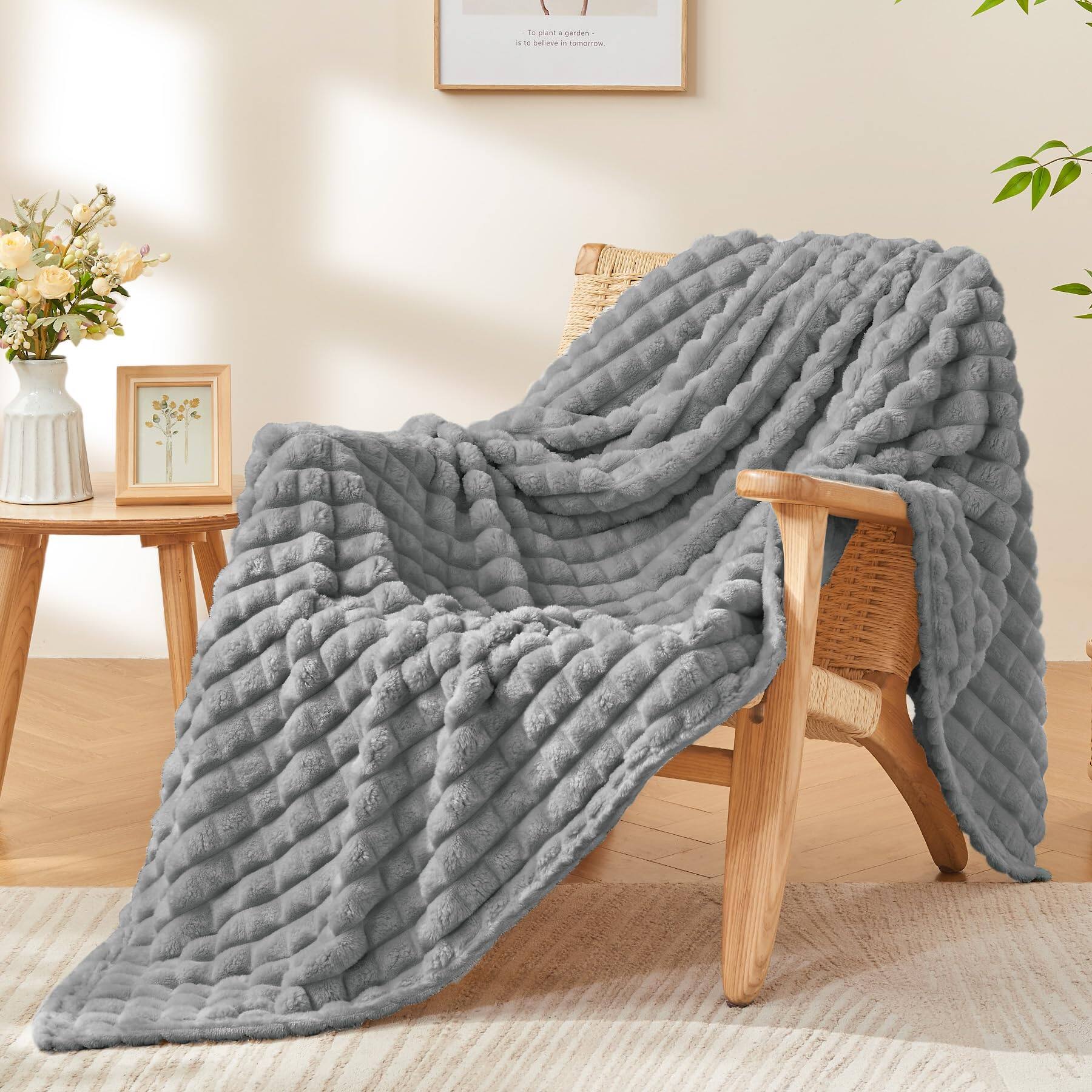 Grey Throw XL(50"x70")