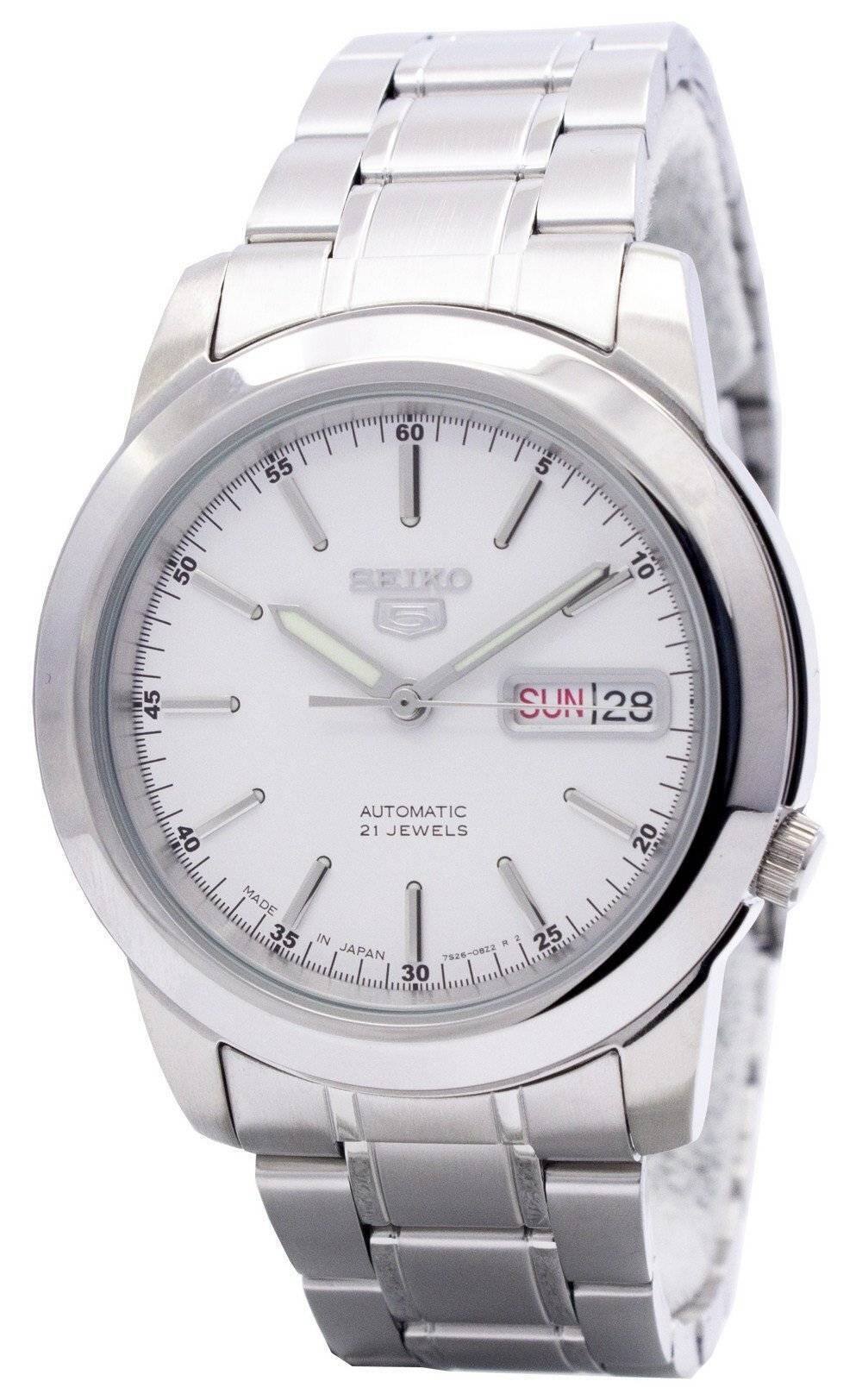Seiko - Automatic 21 Jewels Japan Made SNKE49J Men's Watch - Silver