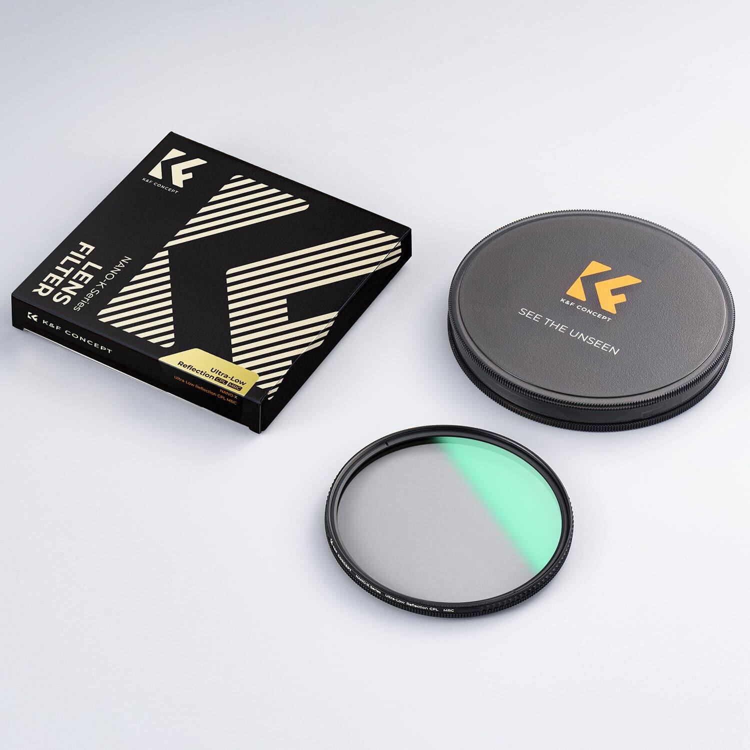 K&F CONCEPT FILTER LENS Series NANO-K

K&F CONCEPT Reflection Ultra-wo. 22200 NAND-IL

SEE K&F CONCEPT THE UNSEEN