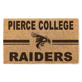 Jardine - Pierce College Raiders 18" x 30" Team Logo Doormat - Brown