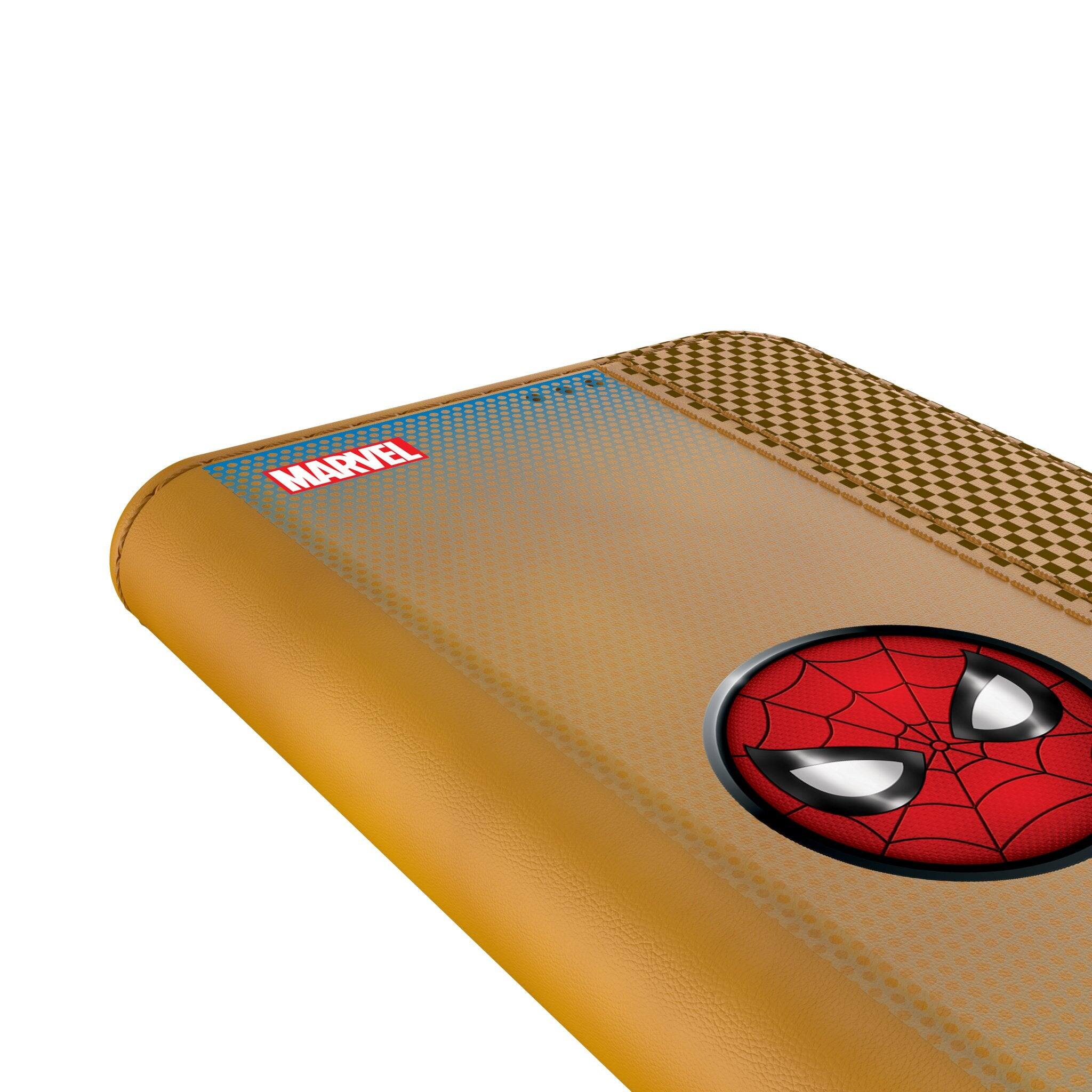 Alt View 1. Keyscaper - Marvel Grid Folio Phone Case - Samsung Galaxy S21 - Spider-Man.