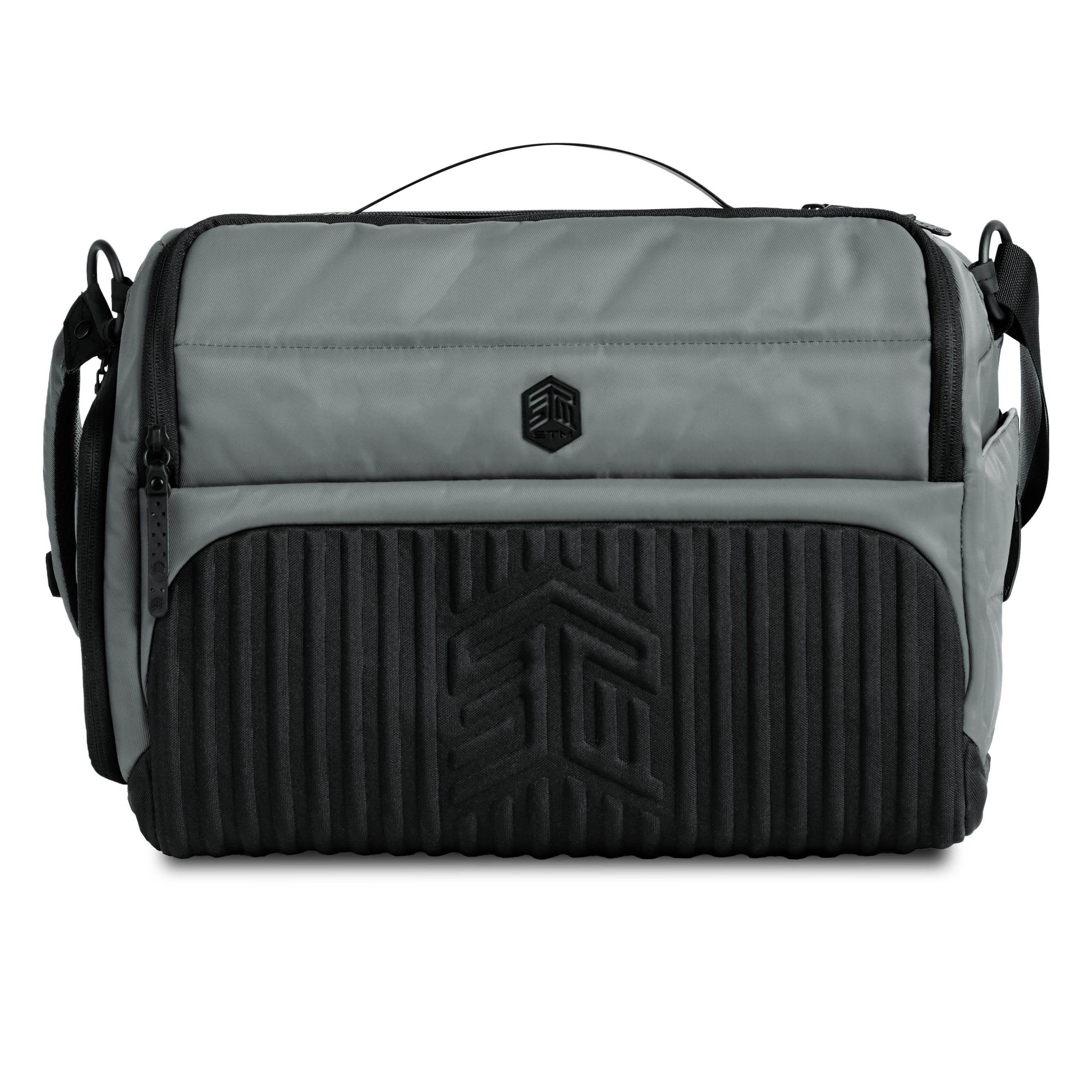Front. STM - DUX Messenger 16L (15") Grey - Grey.