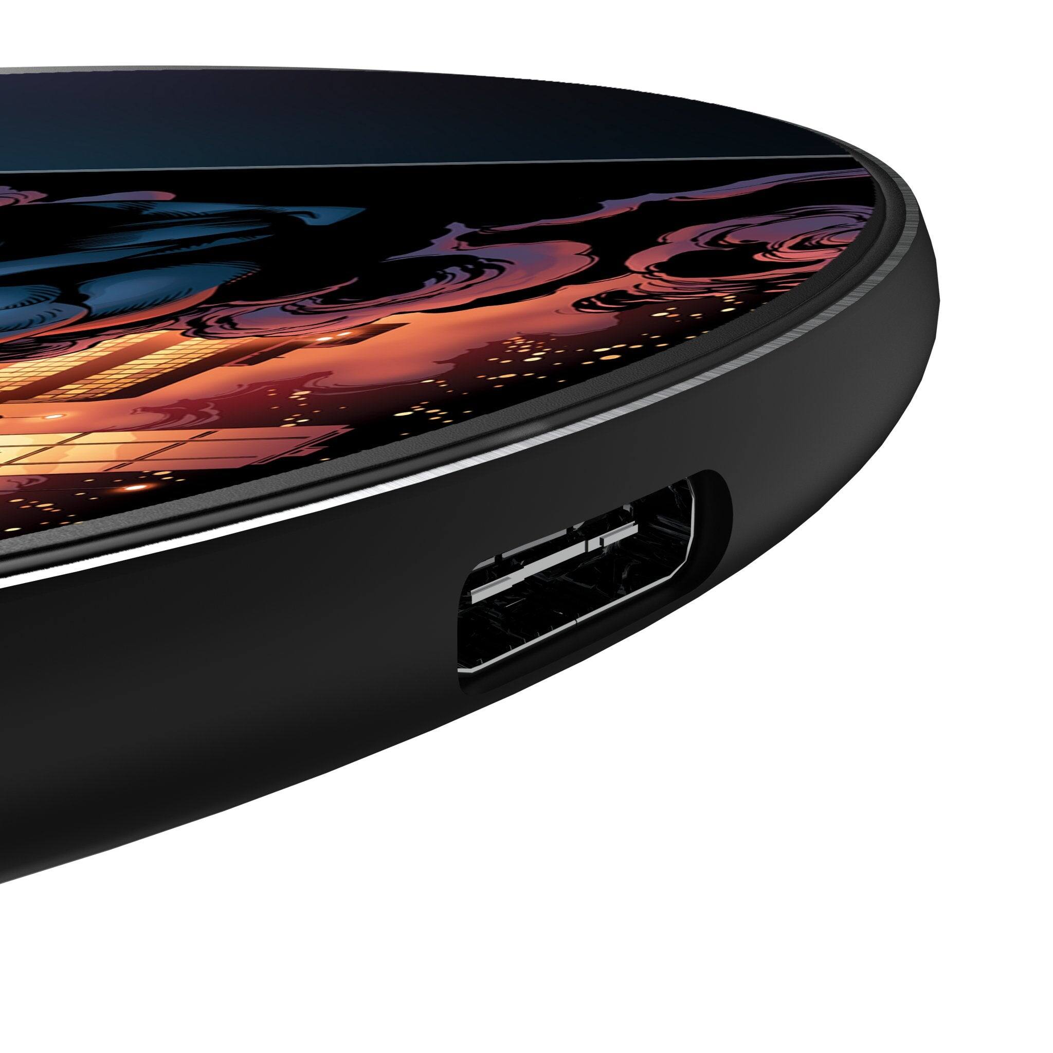 Left. Keyscaper - Marvel Cover Art 15-Watt Wireless Charger - Venom 1.