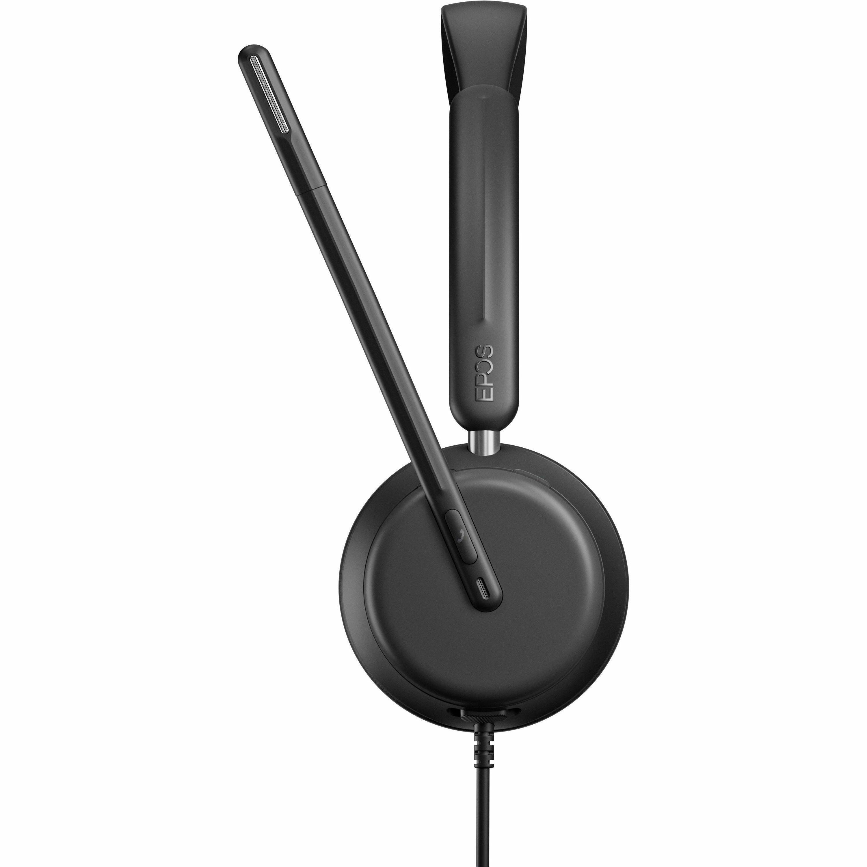 Alt View 1. EPOS - EPOS IMPACT 860 Headset - Microsoft Teams Certification - Stereo - USB Type C - Wired - On-ear, Over-the-head - Binaural - Unknown.