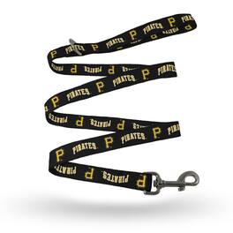 Sparo - Pittsburgh Pirates Double Print Pet Leash - Black