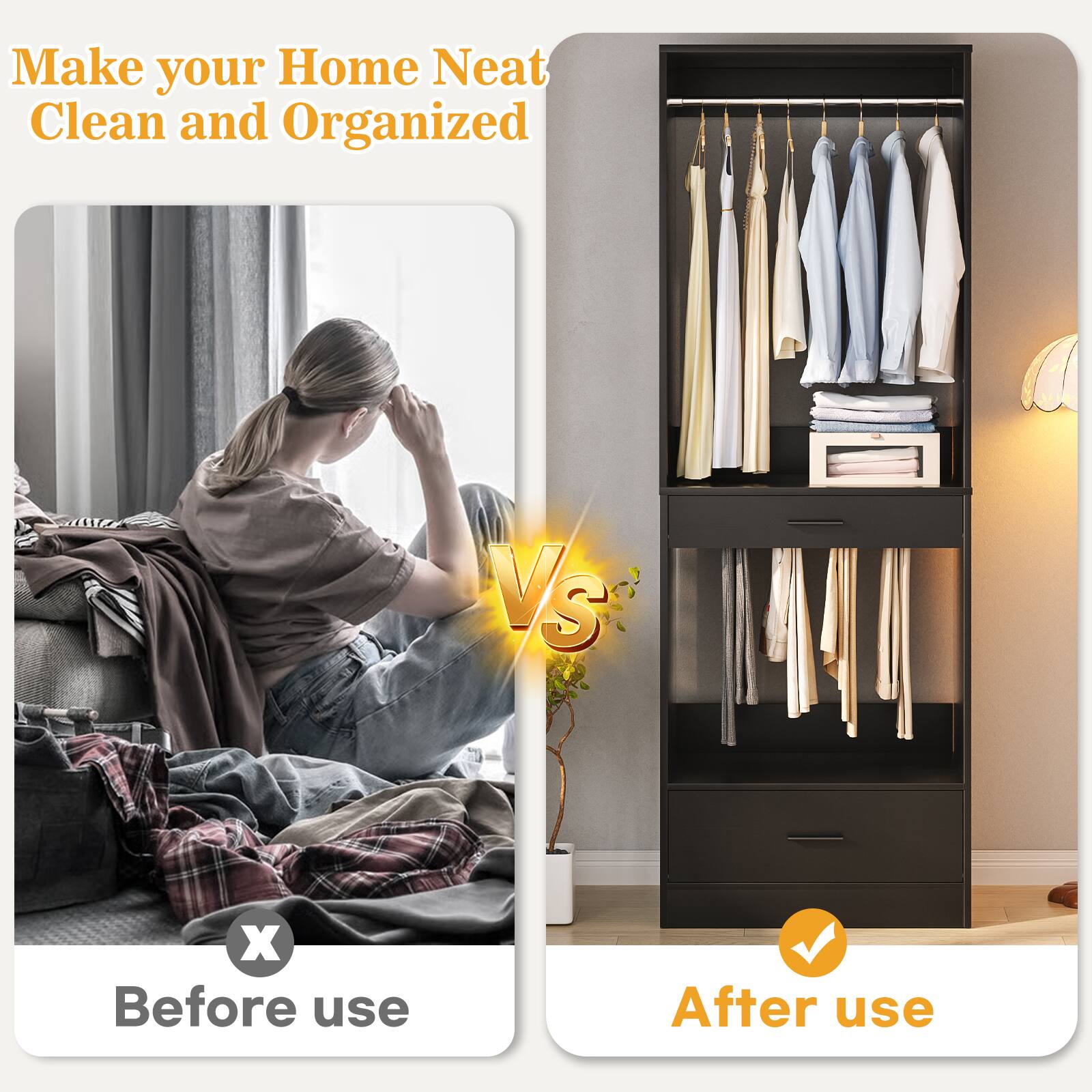 Make your Home Neat Clean and Organized

Before use

After use